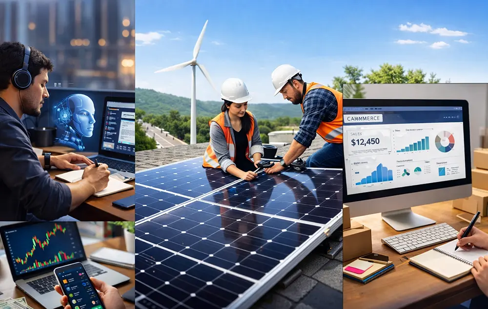 Emerging digital, green, and remote-based sectors shaping Additional Income Opportunities in 2026.